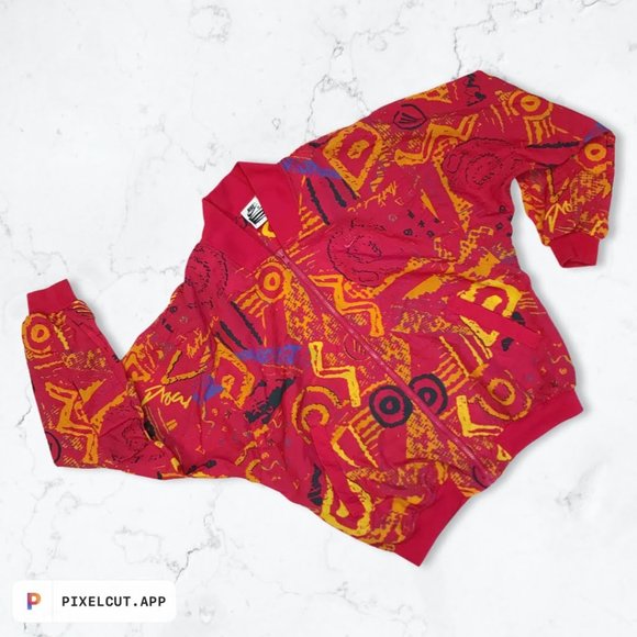 Vintage Nike Y2K Bomber/Varsity Nylon Jacket (M) - Picture 1 of 10